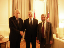 Meeting with Boris Tadic, the president of Republic of Serbia